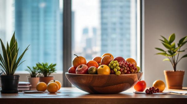 Top avantages d'une corbeille de fruits pour le bien-être au travail